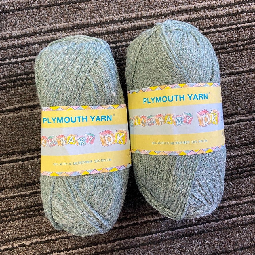 Plymouth Yarn - Dream DK - Lt Forest Green 173 - 50% Microfiber/50% Nylon - DK