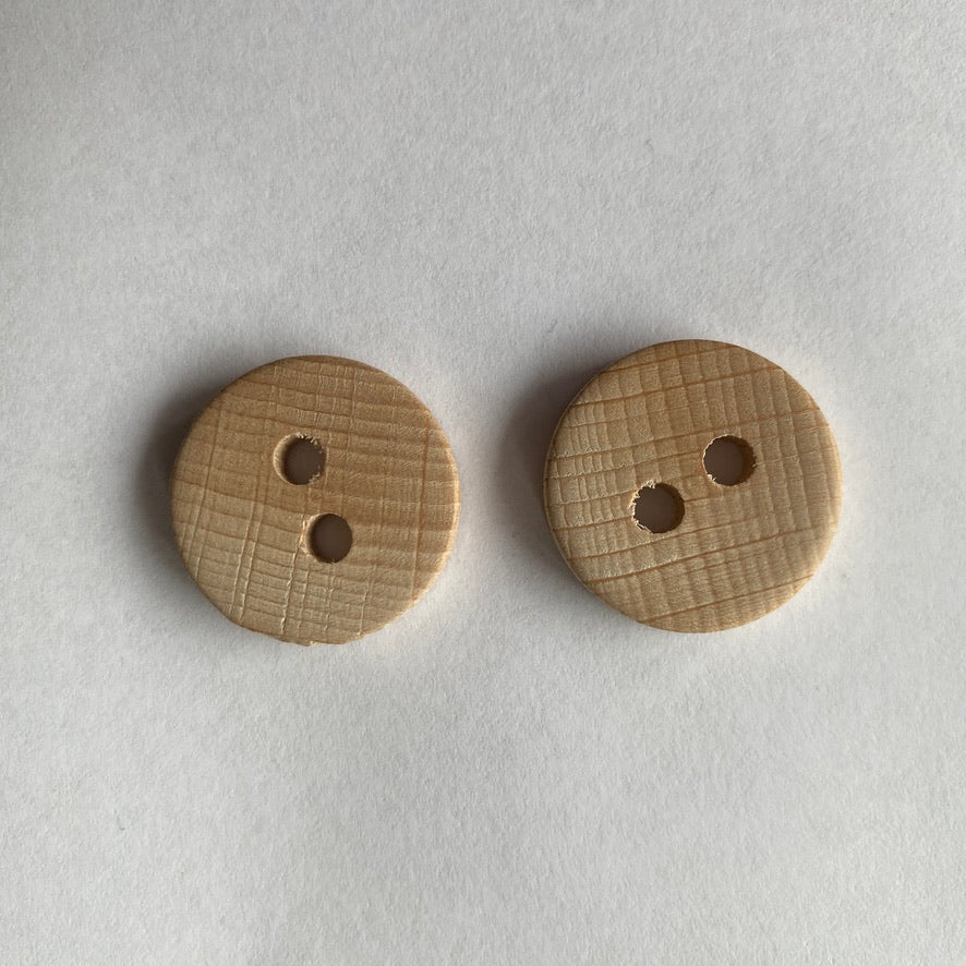 Togl Buttons -Beech Wood Natural Round - 23MM