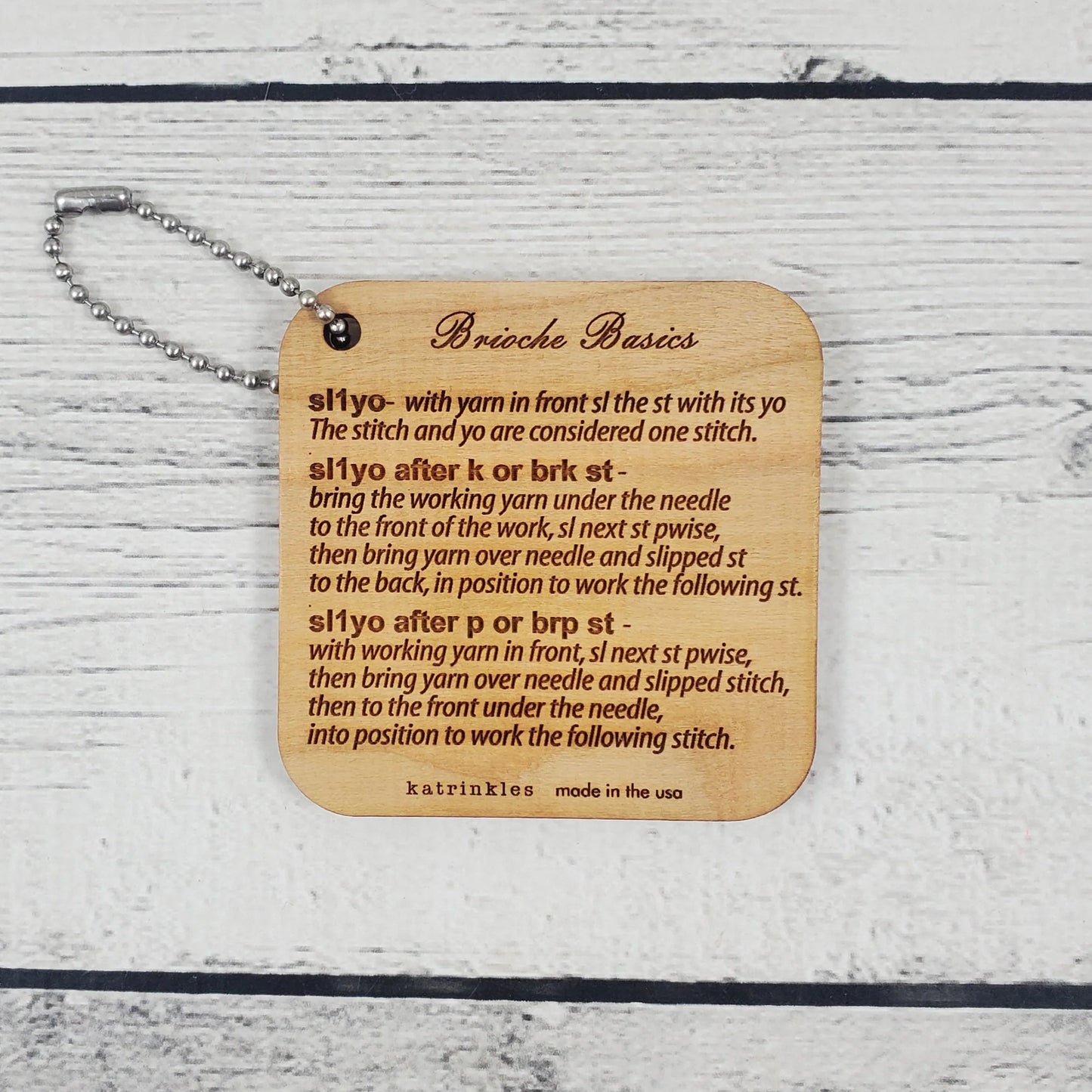 Katrinkle Brioche Basics