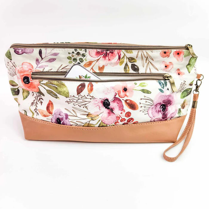 Twice Sheared Sheep - Medium Trini Bag - Spring Floral