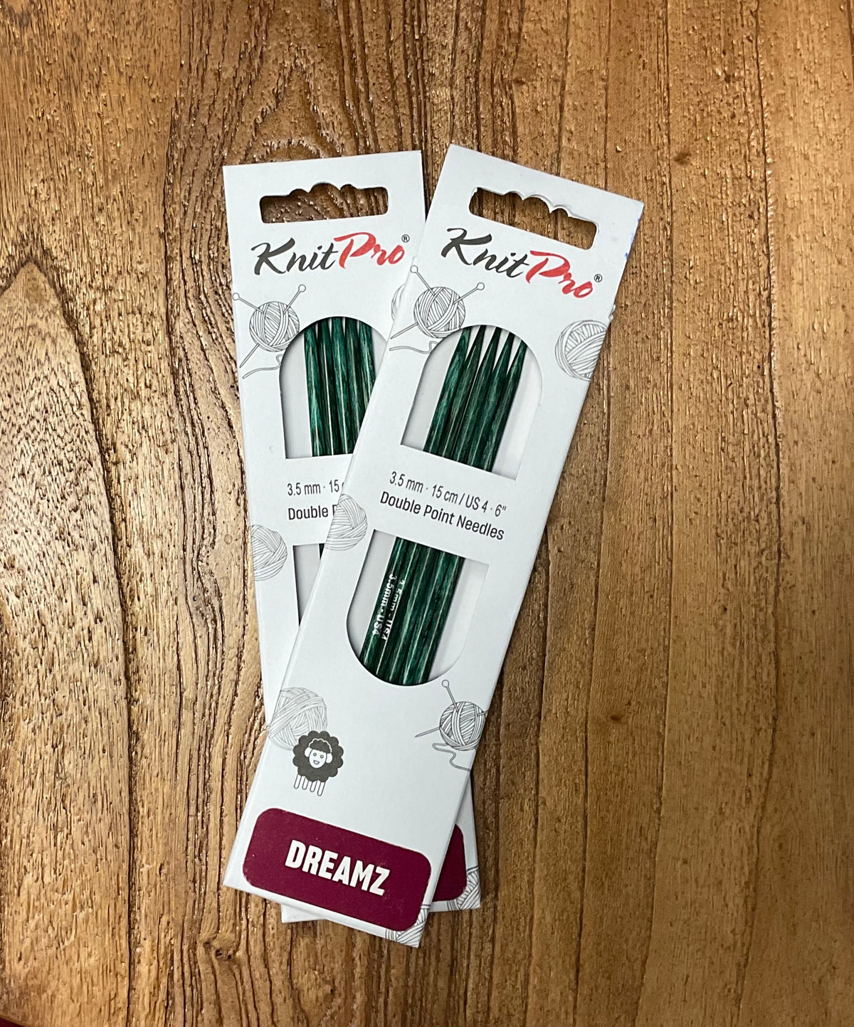Knit Pro Dreamz - Double Pointed Needles - US 4 (3.5 mm) - 6”