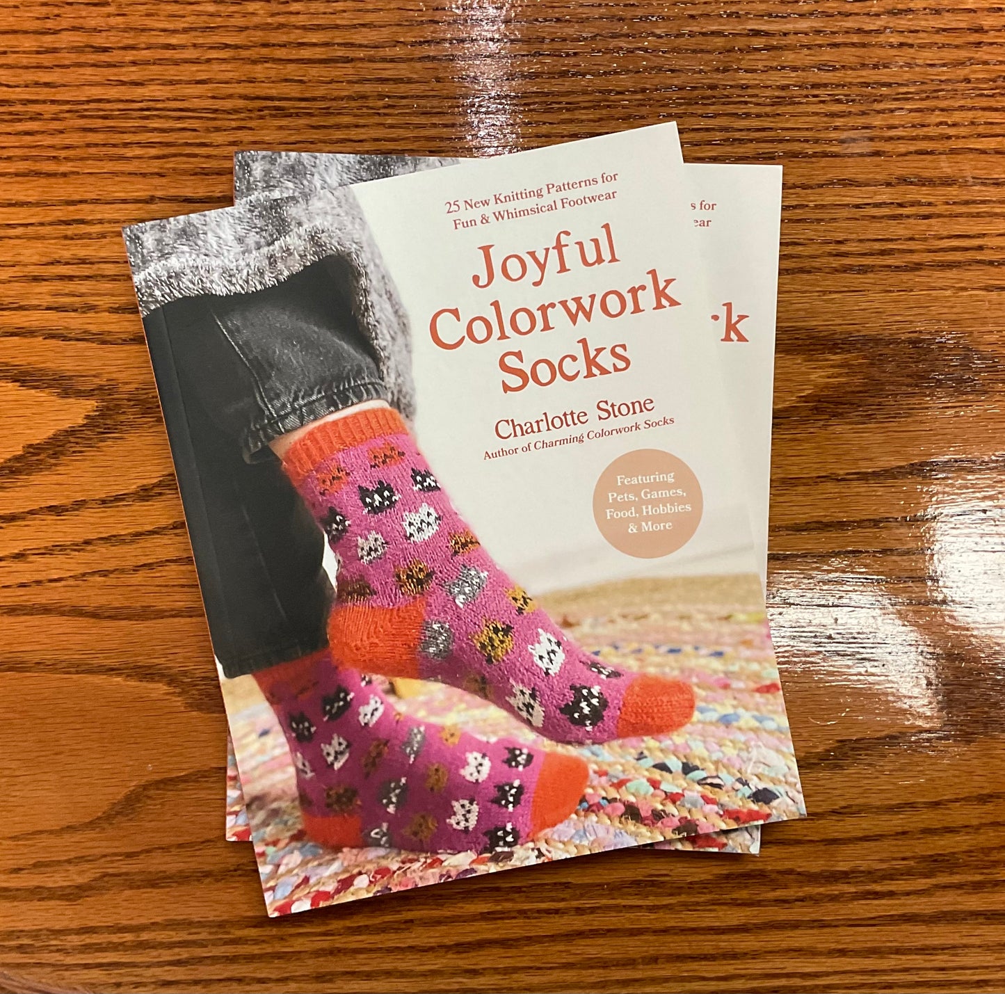Joyful Colorwork Socks by Charlotte Stone