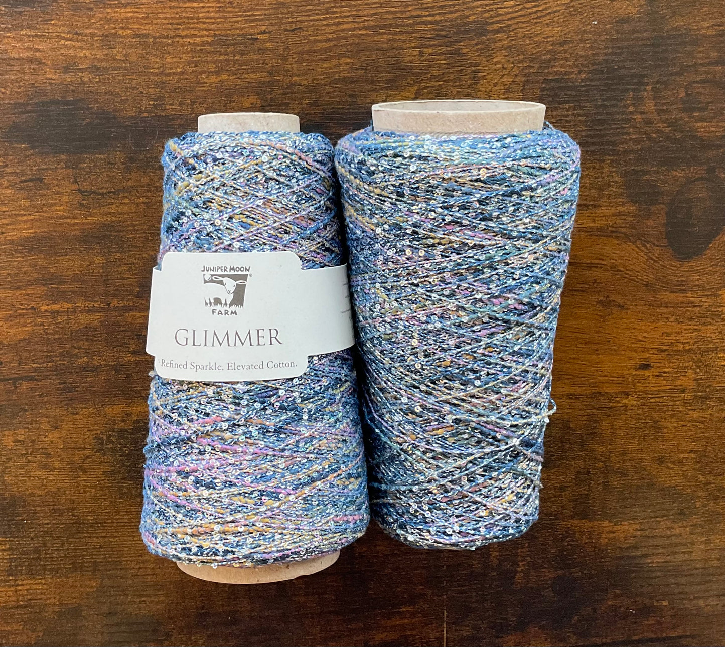 Juniper Moon - Glimmer - Sport Weight - Sapphire 06