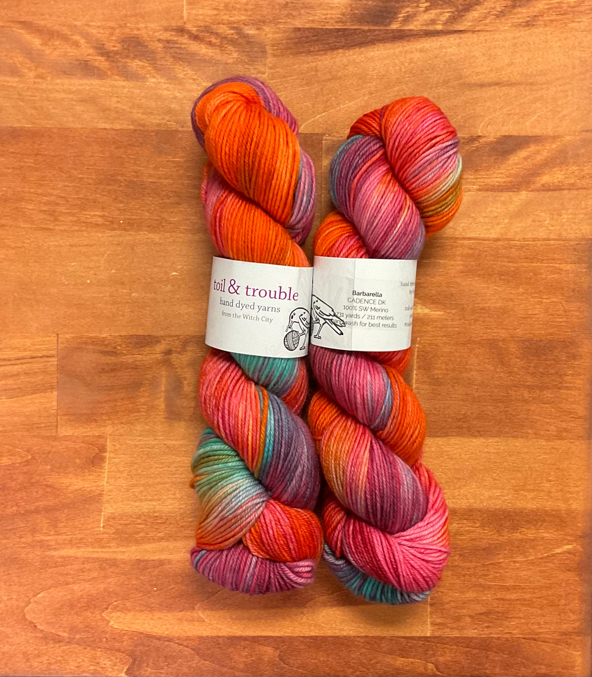 Toil & Trouble Yarns - Cadence DK - 100% SW Merino - Barbarella