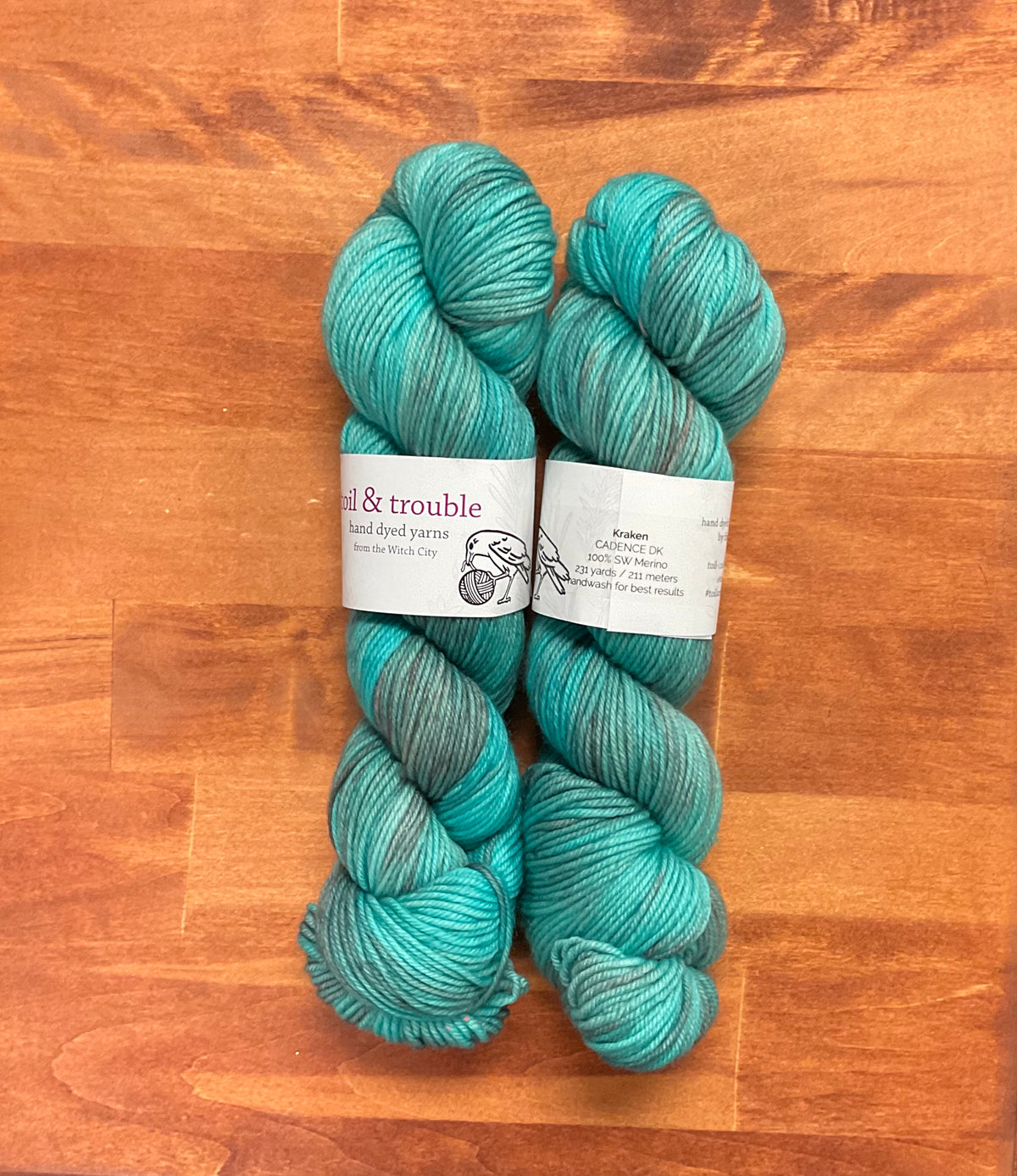 Toil & Trouble Yarns - Cadence DK - 100% SW Merino - Kraken