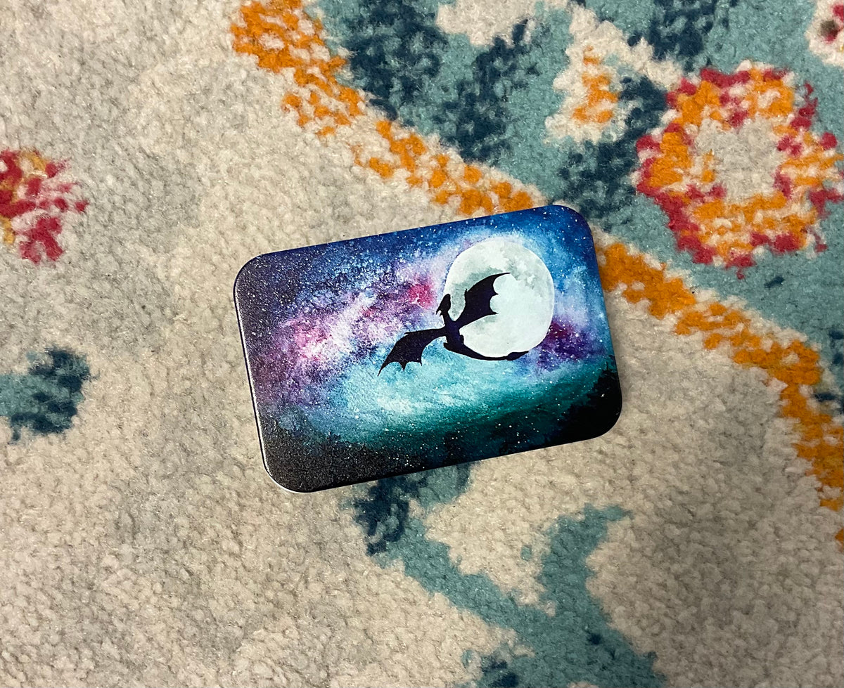 Twice Sheared Sheep - Dragon Stitch Marker Storage Tin - Large slide