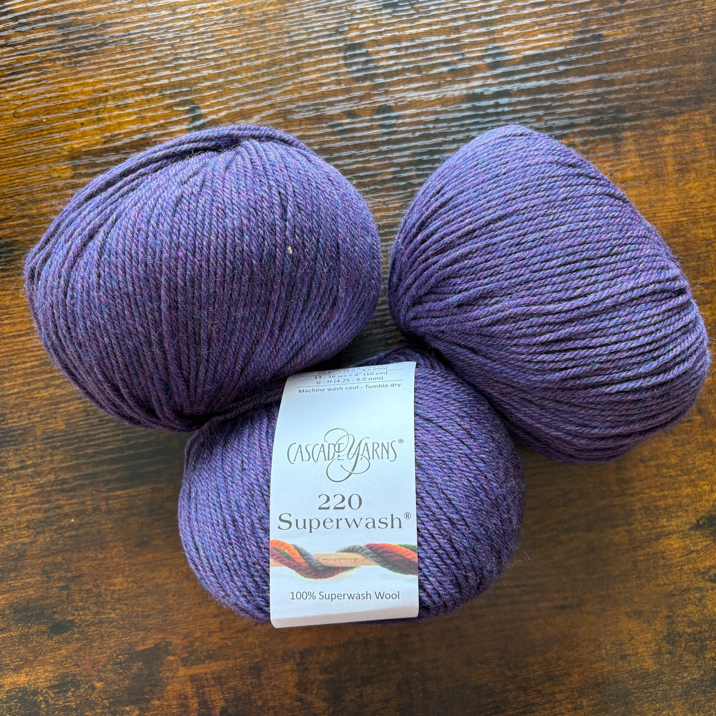 Cascade 220 Superwash - Mystic Purple - 1948