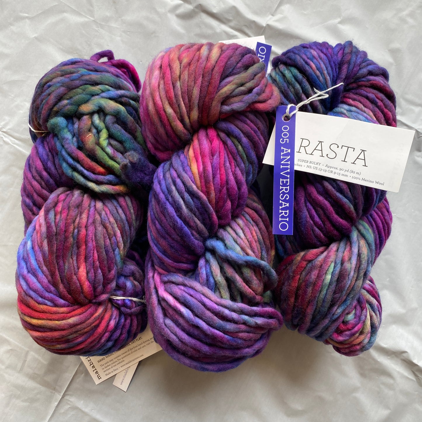 Malabrigo - Rasta - Aniversario / 005 - Merino Wool - Super Bulky