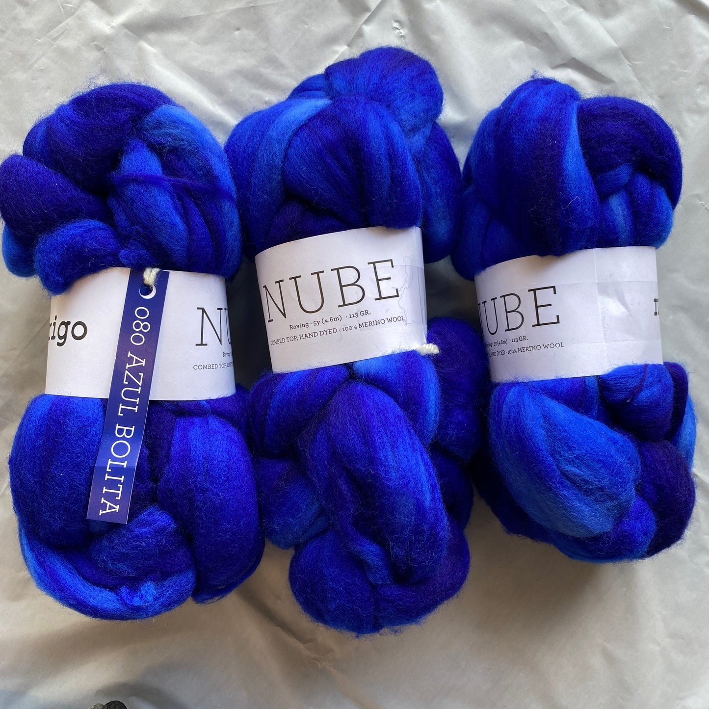 Malabrigo - Nube - Azul Bolita / 080 - Superwash Merino - Roving