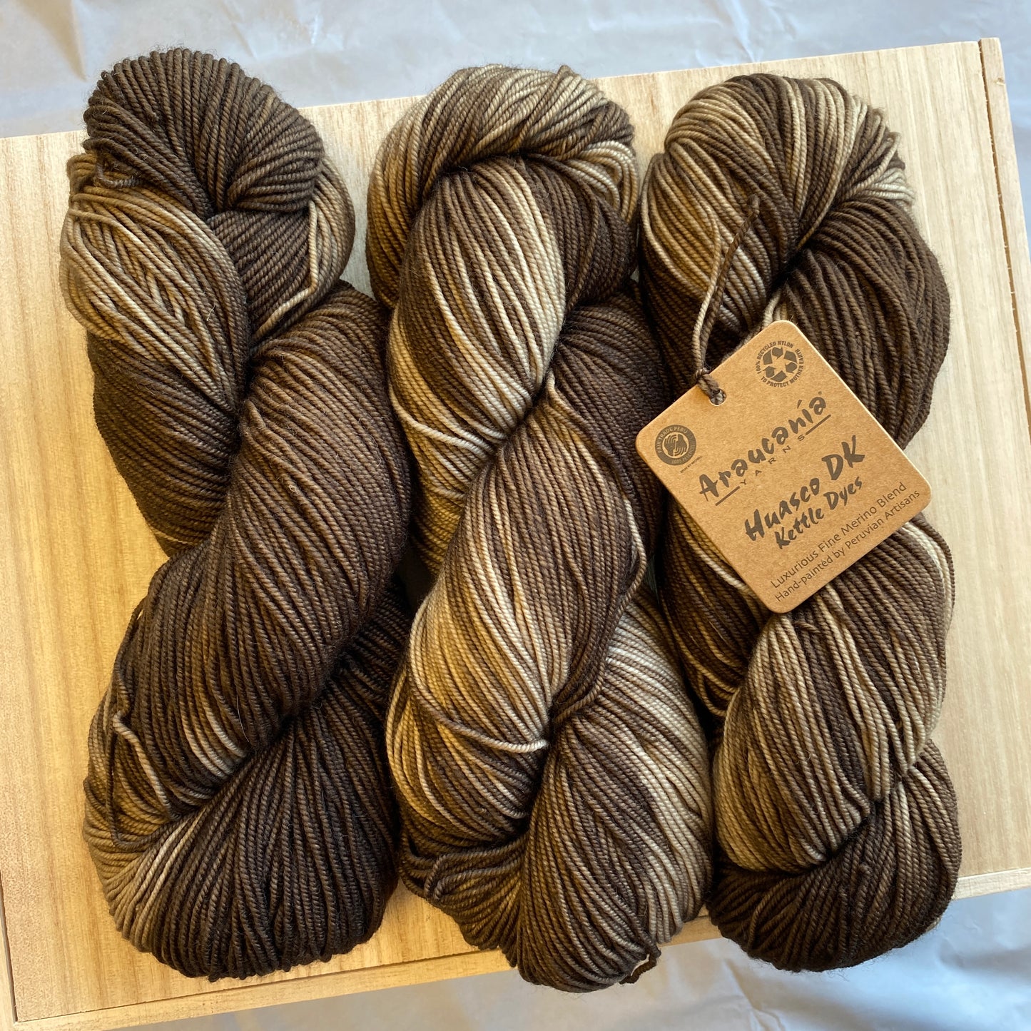 Araucania Yarns Huasco DK Kettle Dyes - Molasses 2015 - 75% Superwash Merino Wool/25% Nylon