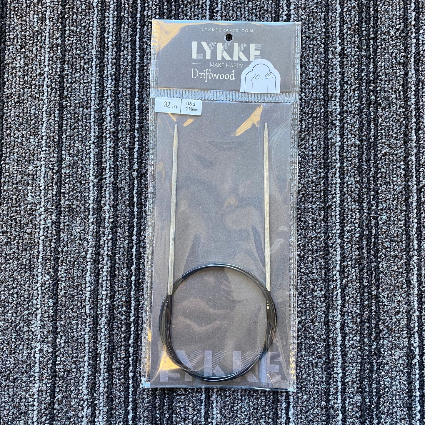 LYKKE Driftwood 32 Inch Circular Wooden Needle - US 2 (2.75 mm)