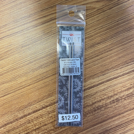 ChiaoGoo Twist 5" Interchangeable US 2 (2.75) Needles