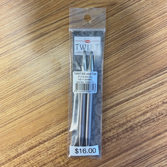 ChiaoGoo Twist 5" Interchangeable US 11 (8mm) Needles