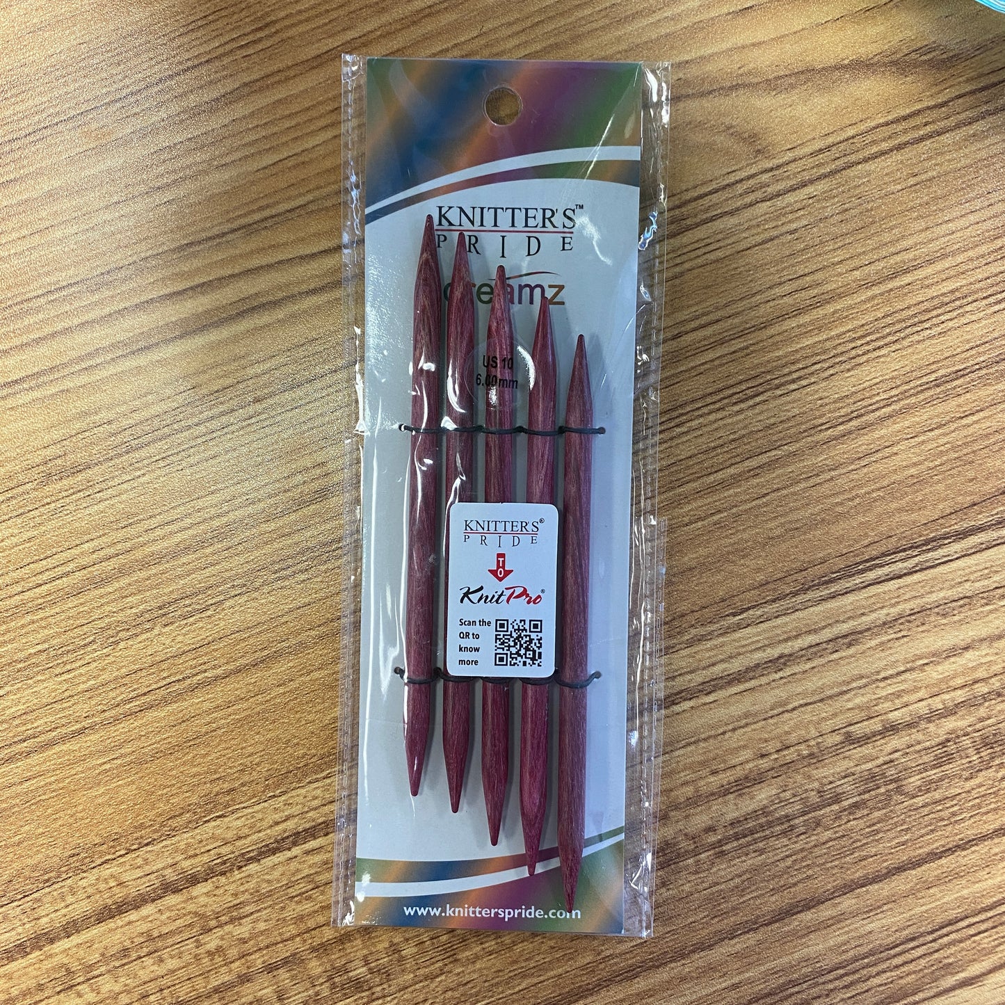 Knit Pro 5" US 10 Dreamz Double Pointed Needles