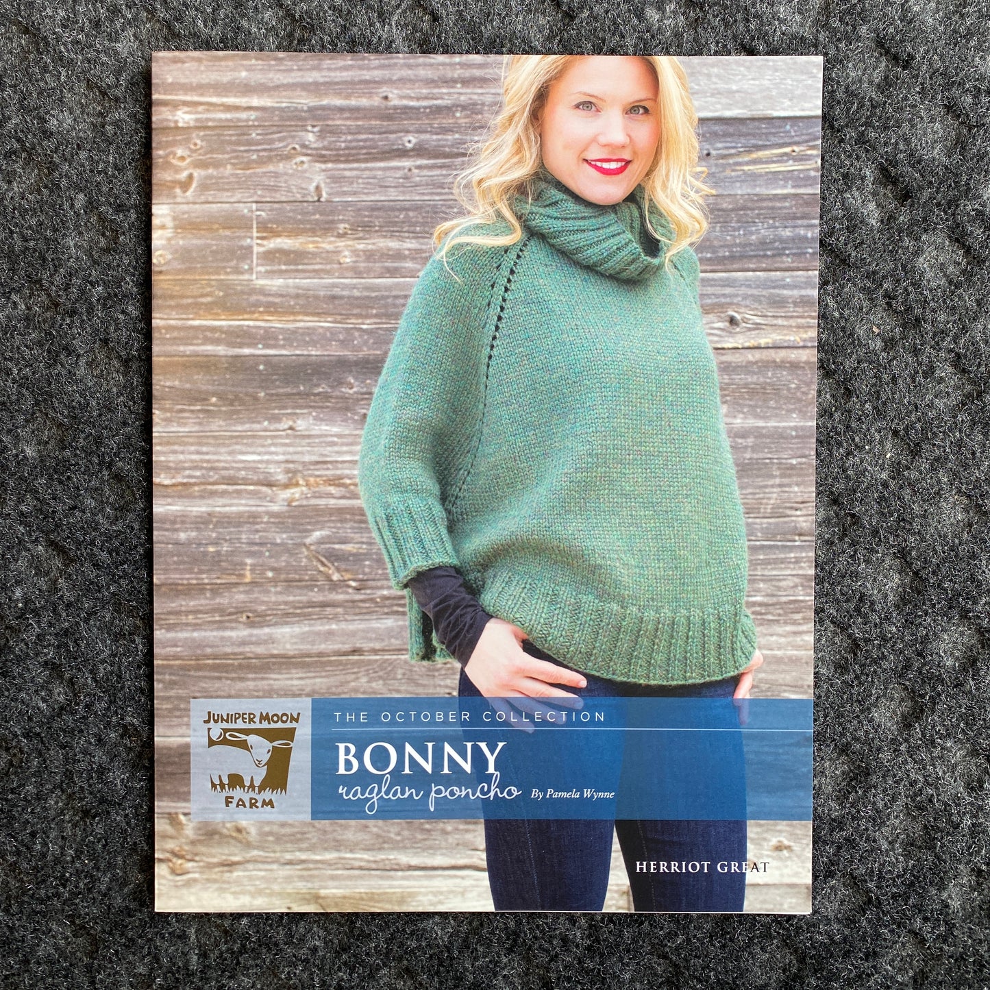 Juniper Moon Farm Bonny Raglan Poncho Pattern