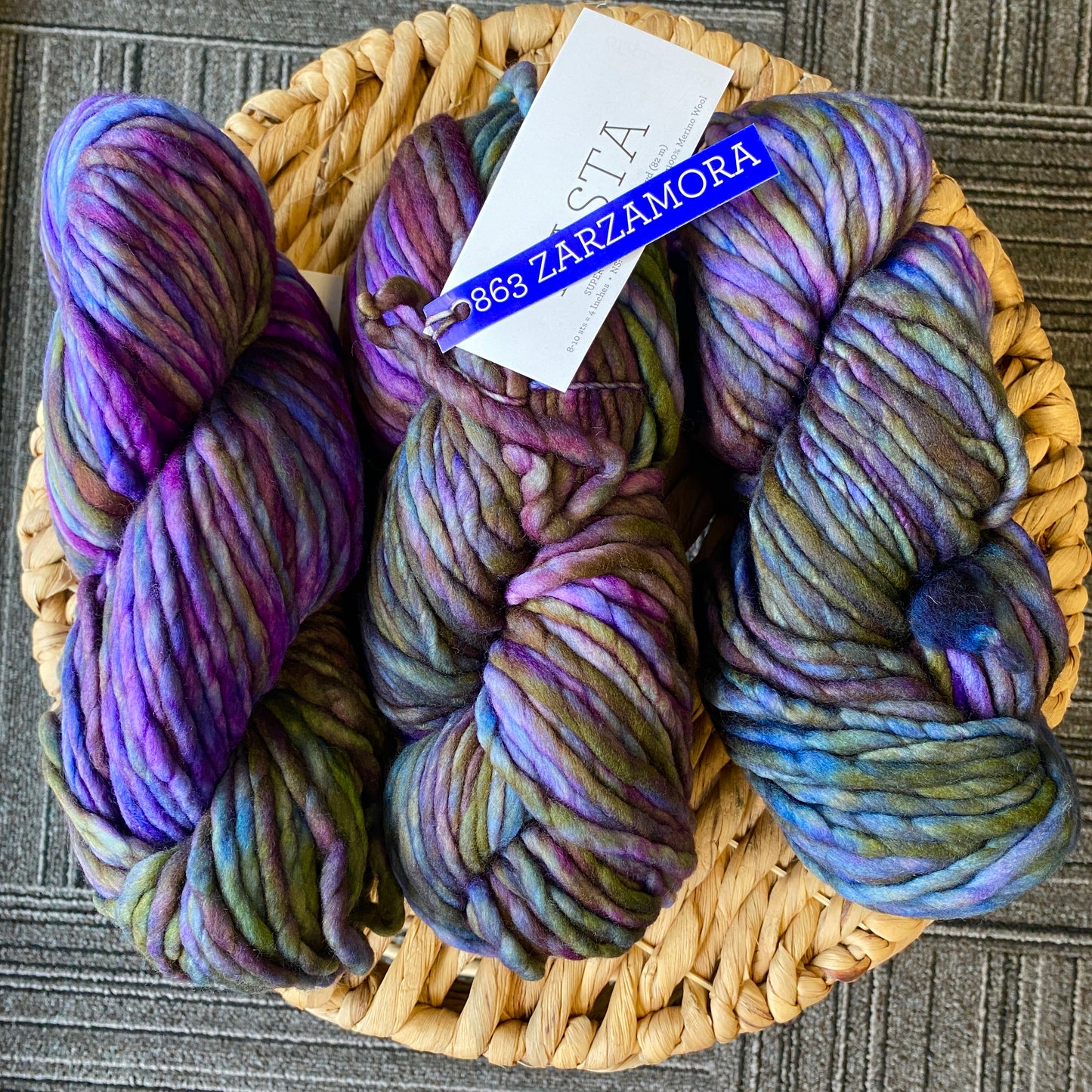 Malabrigo - Rasta - Zarzamora / 863 - Merino Wool - Super Bulky