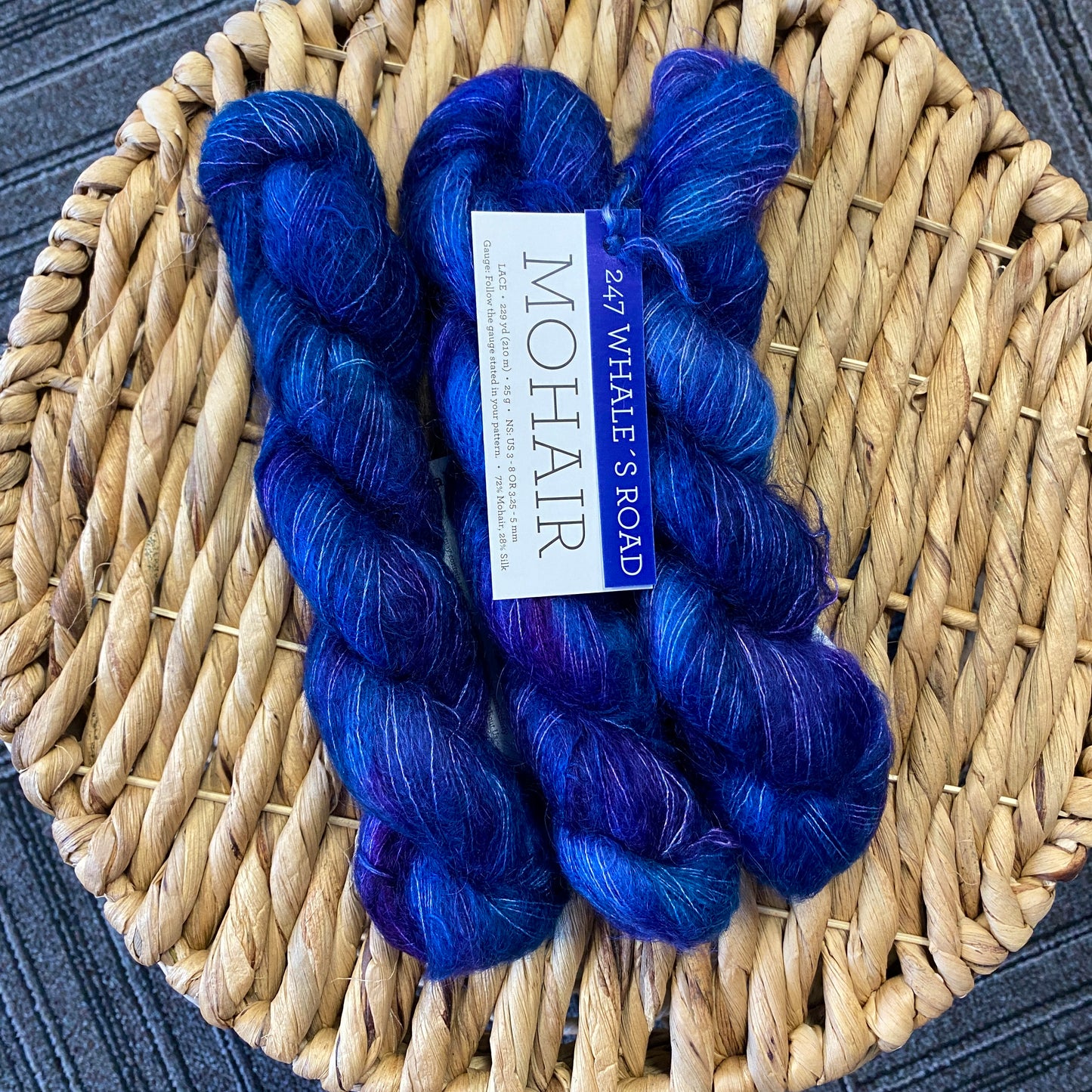 Malabrigo - Mohair - Whale's Road 247 - 72% Mohair 28% Silk - Lace
