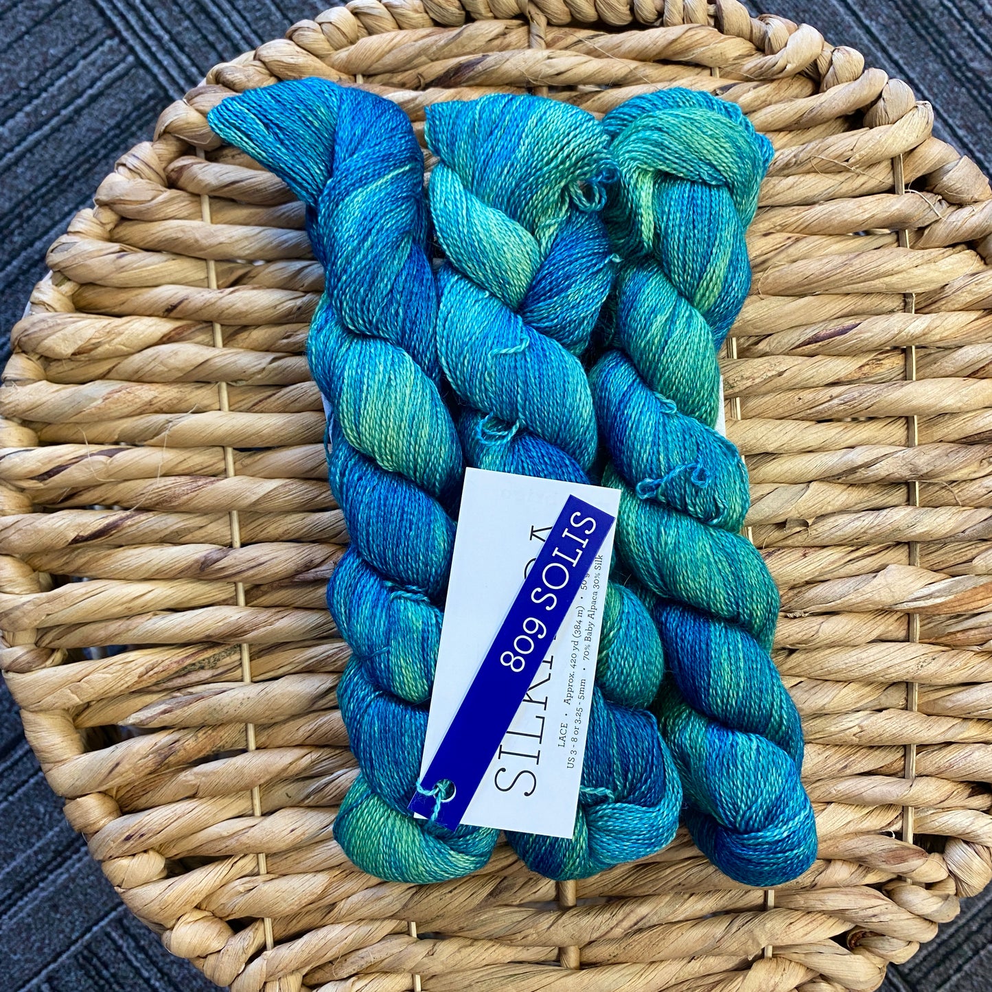 Malabrigo - Silkpaca - Solis 809 - 70% Baby Alpaca/30% Silk - lace
