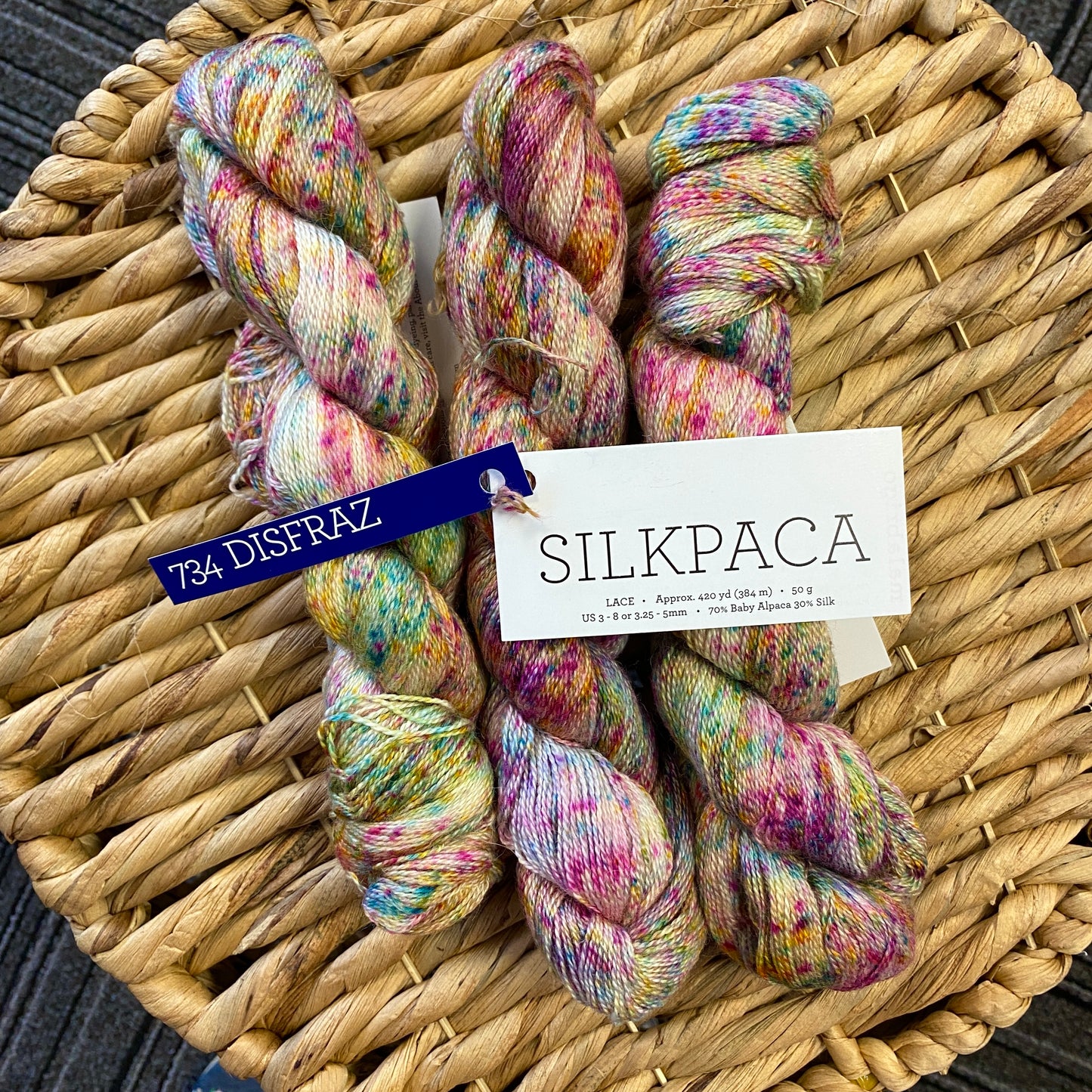 Malabrigo - Silkpaca - Disfraz 734 - 70% Baby Alpaca/30% Silk - lace