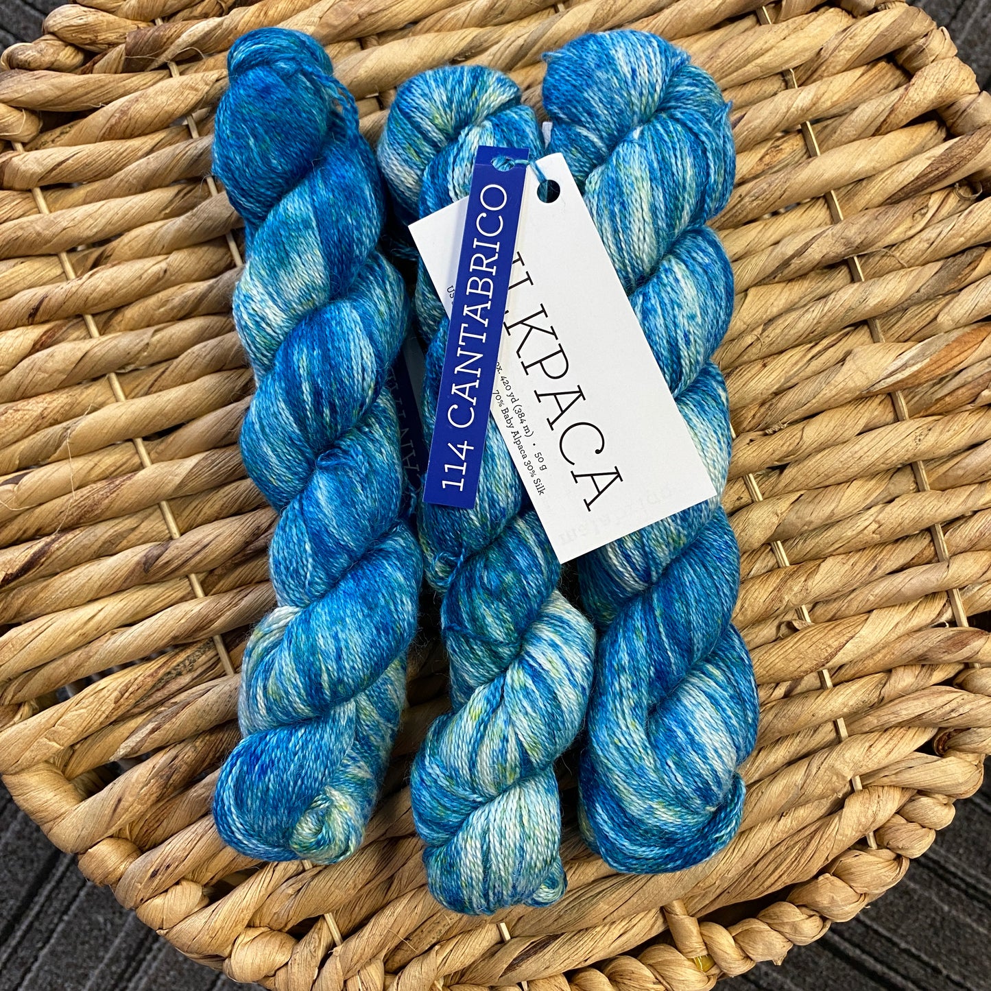 Malabrigo - Silkpaca - Cantabrico 114 - 70% Baby Alpaca/30% Silk - lace