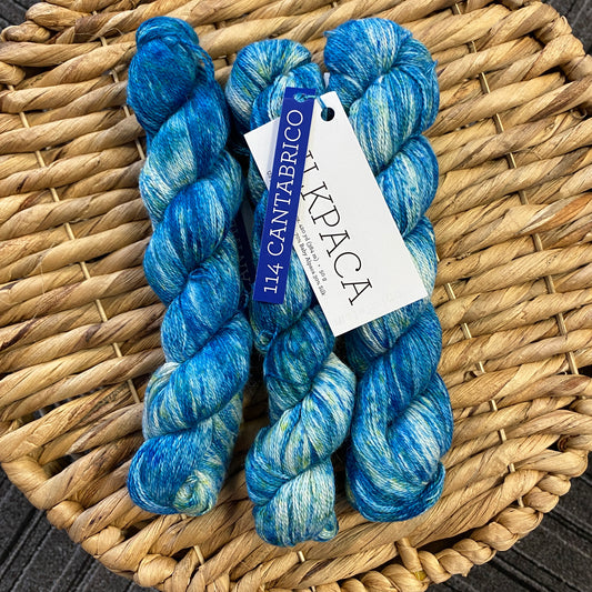 Malabrigo - Silkpaca - Cantabrico 114 - 70% Baby Alpaca/30% Silk - lace