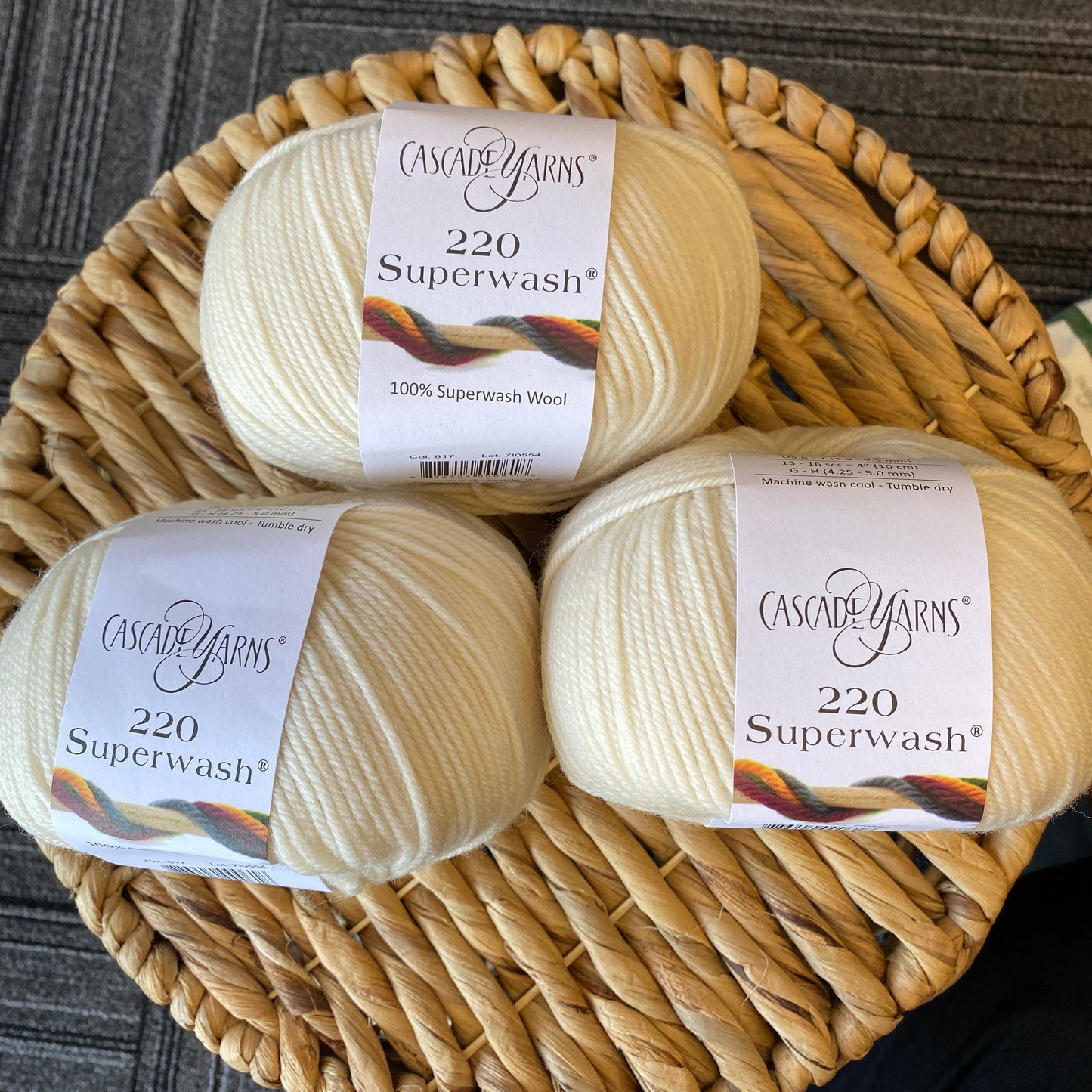 Cascade 220 Superwash - Ecru -817