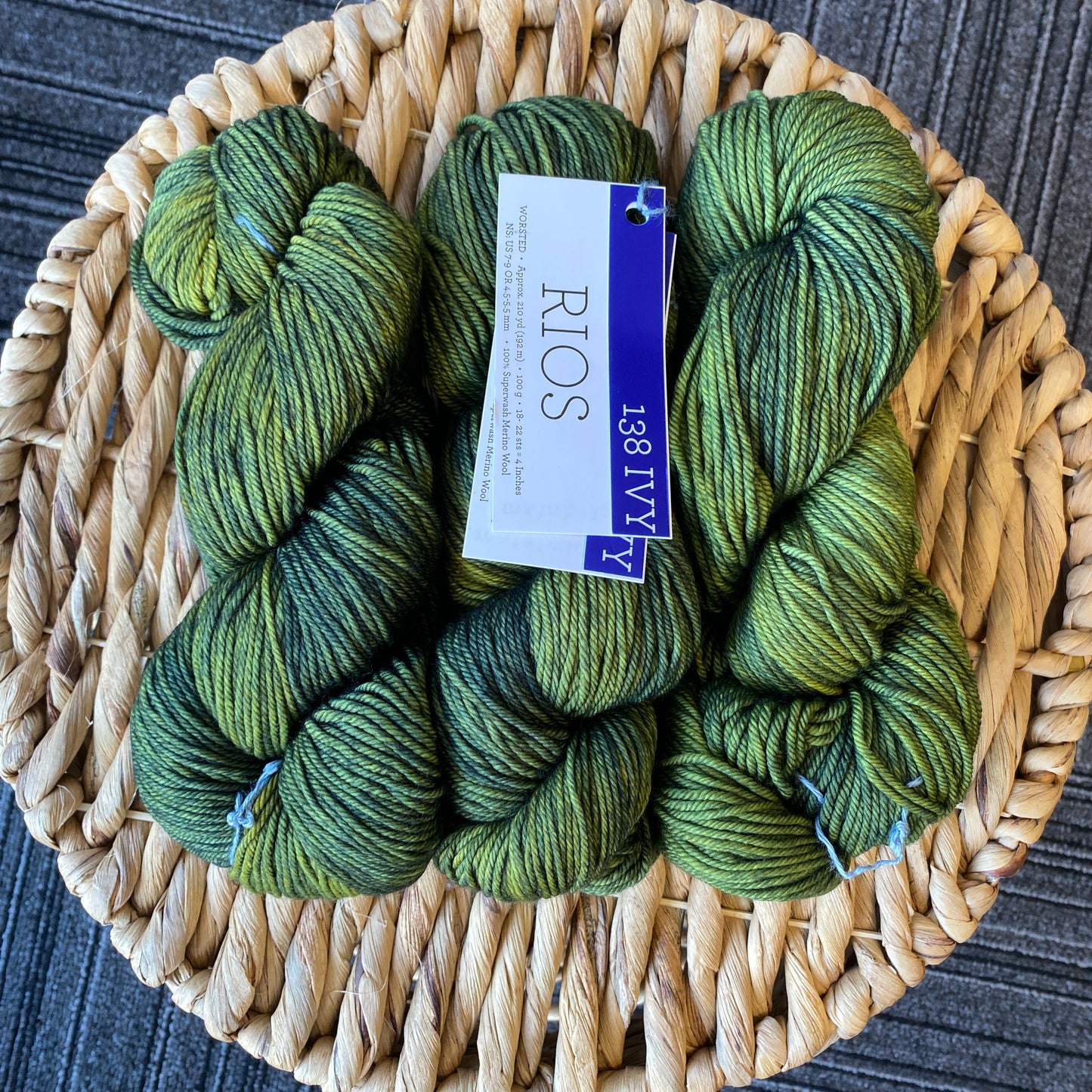 Malabrigo - Rios - Ivy 138 - 100% Superwash Merino Wool - Worsted