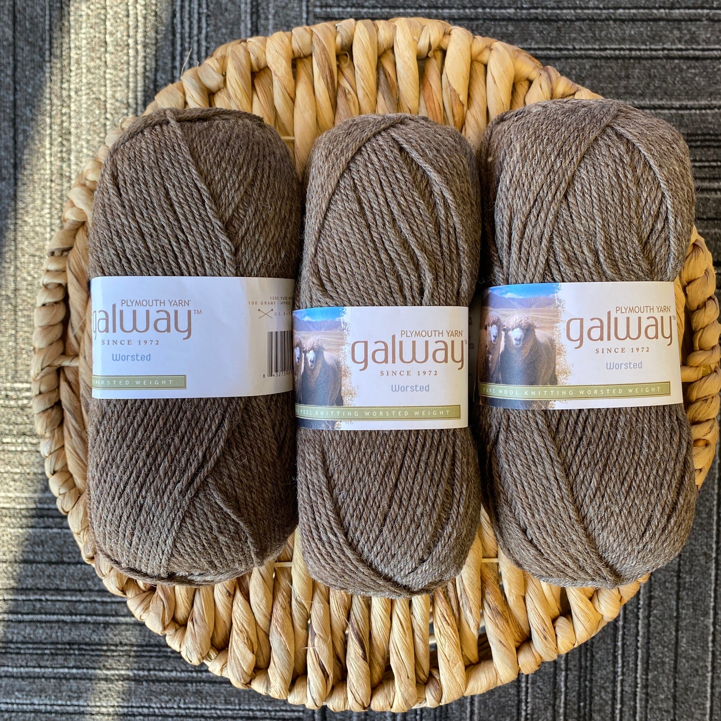 Plymouth Yarn - Galway - Pinecone Heather 776 - 100% Wool - Worsted