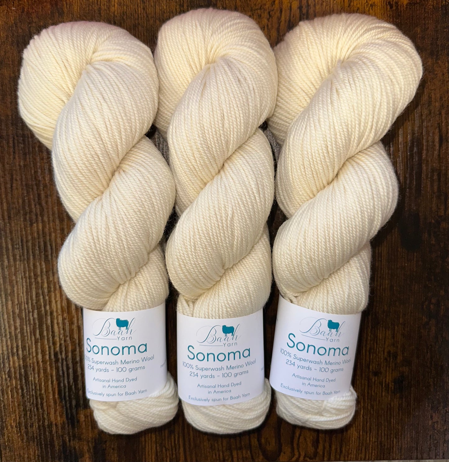 Baah Yarn - Sonoma DK - 100% Superwash Merino - La Perla