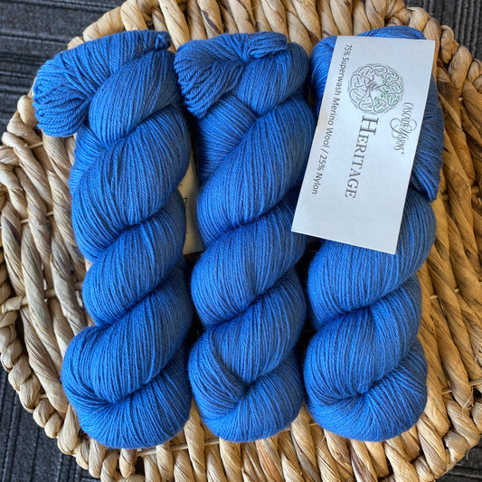 Cascade Yarns Heritage 75% Superwash Merino/25% Nylon - Denim - 5604