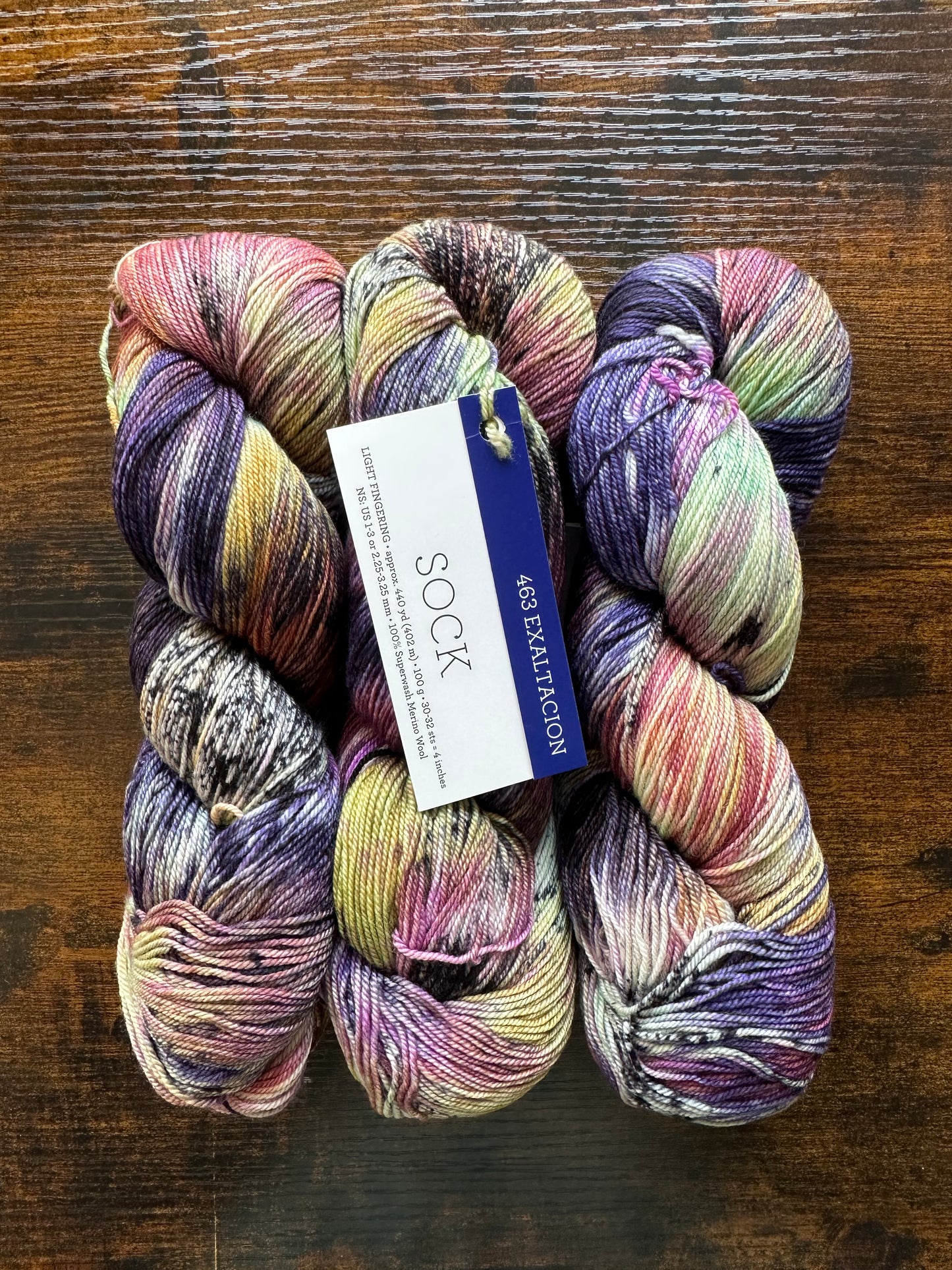 Malabrigo - Sock - Exaltacion 463 - 100% Superwash Merino - Fingering