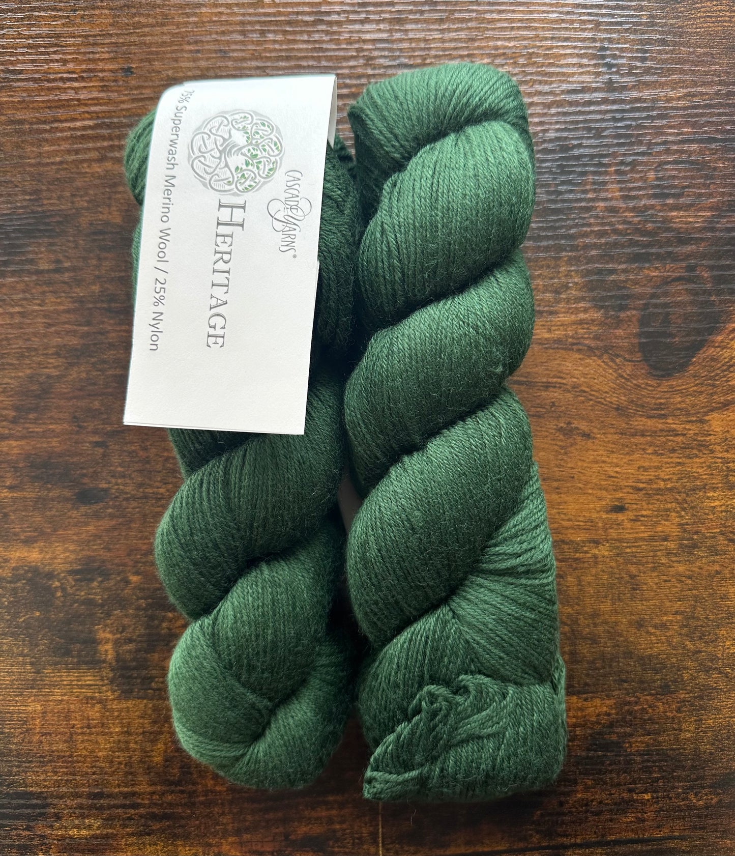 Cascade Yarns Heritage - 75% Superwash Merino 25% Nylon - Pine - 5608