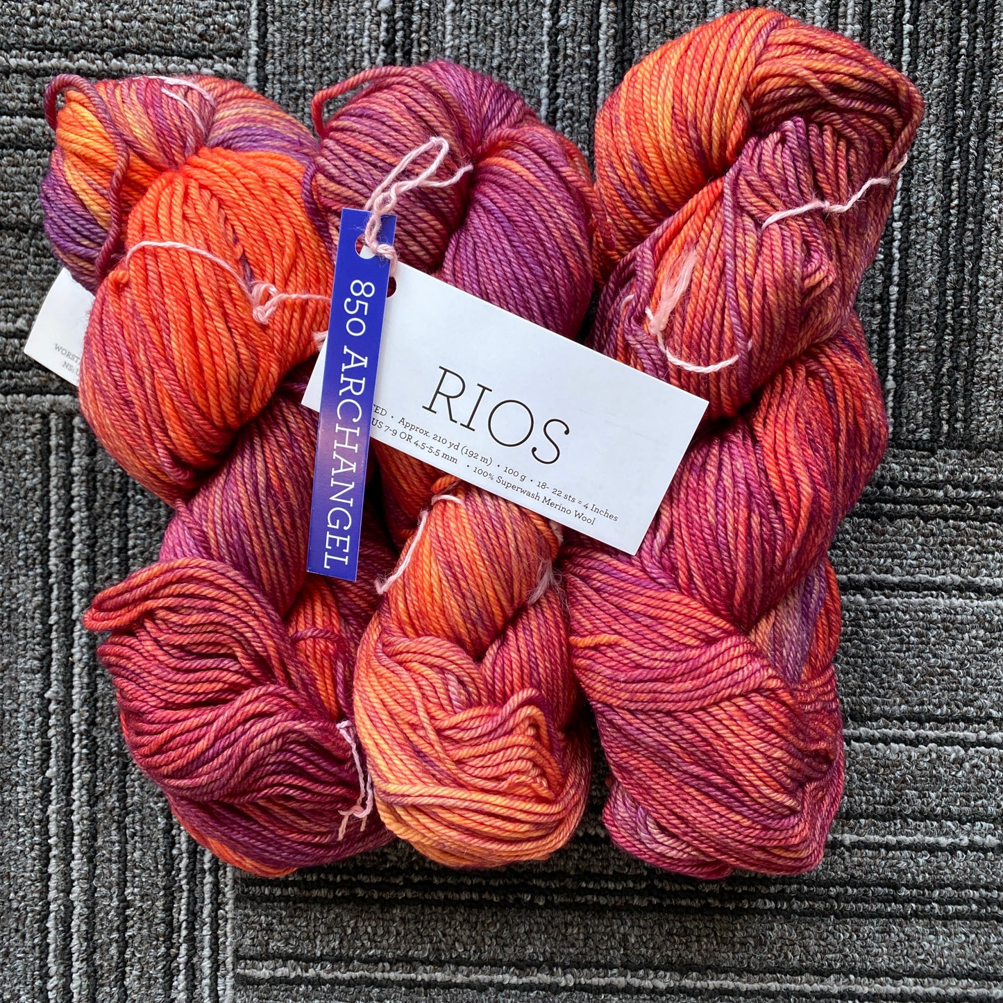 Malabrigo - Rios - Archangel 850 - 100% Superwash Merino Wool - Worsted