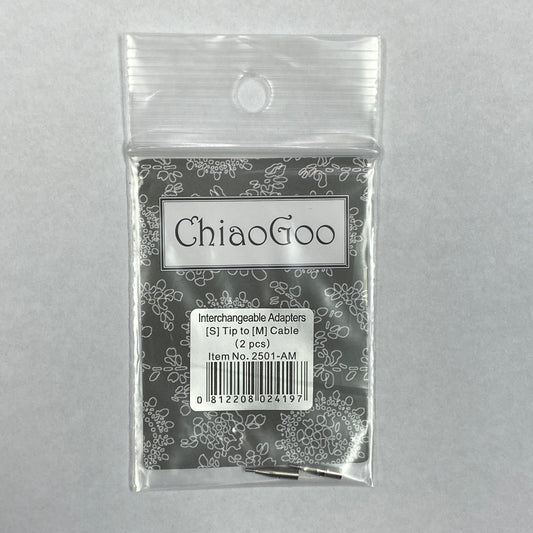 ChiaoGoo Interchangeable Adapters S Tip to M Cable