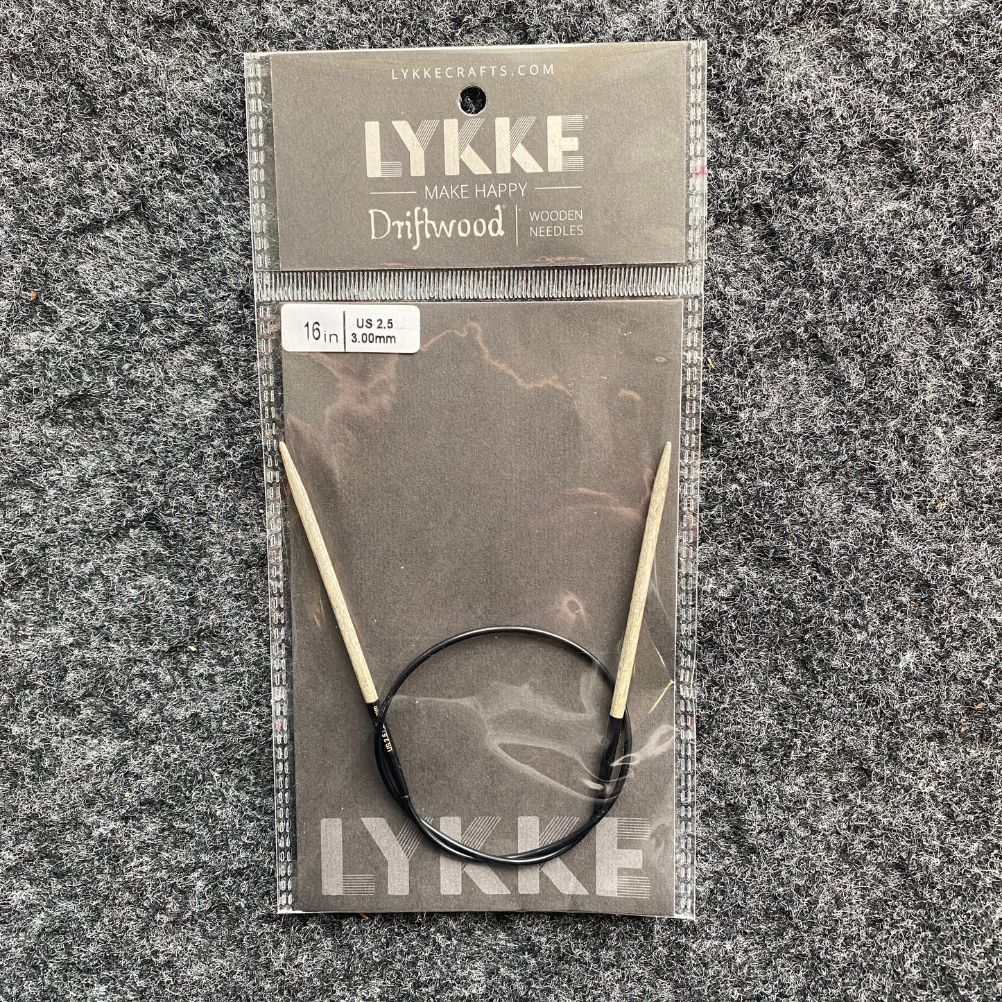 Lykke Driftwood Wooden Circular Needles 16 inch - US 2.5 (3.00 mm)