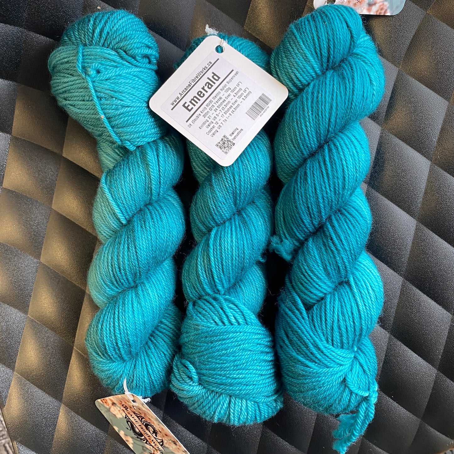 Arcane Fibre Works - Emerald - Double Knit 80/20 Merino Nylon Superwash