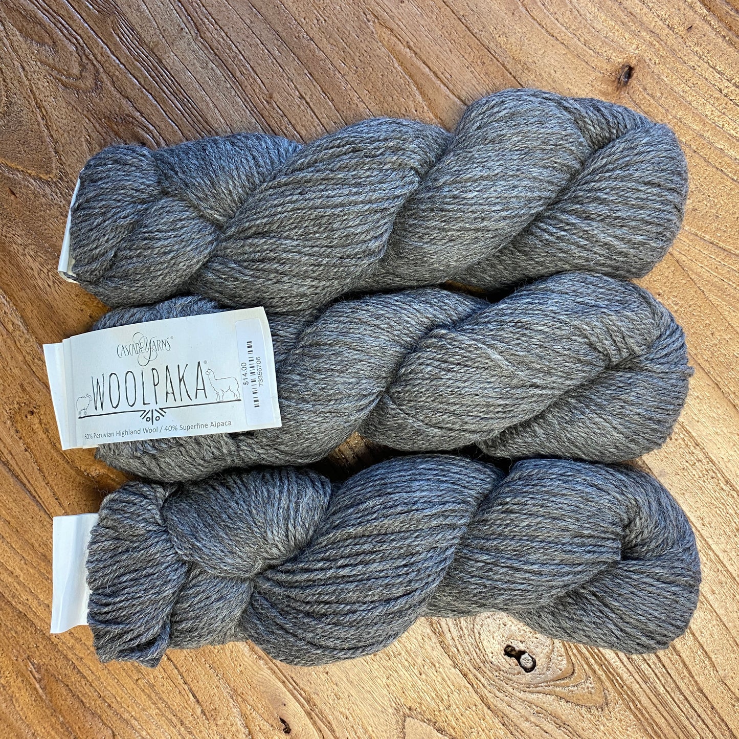 Cascade Yarns - Woolpaka - Natural Charcoal- 01