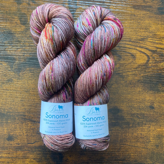 Baah Yarn - Sonoma DK - 100% Superwash Merino - Grapes of Wrath