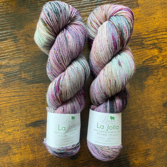 Baah Yarn - La Jolla - 100% Superwash Merino - Purple Haze