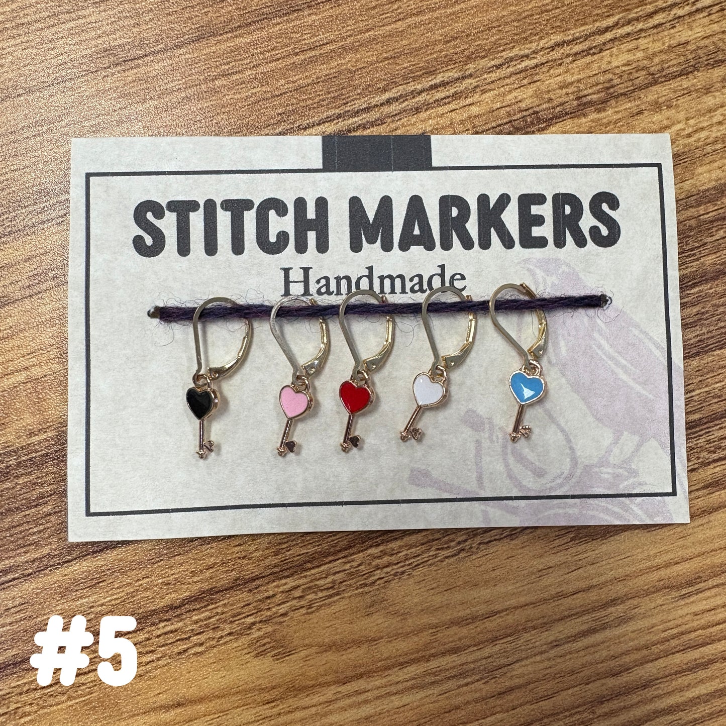 Stitch Markers - Ravin Sekai Designs - Various - Large clips