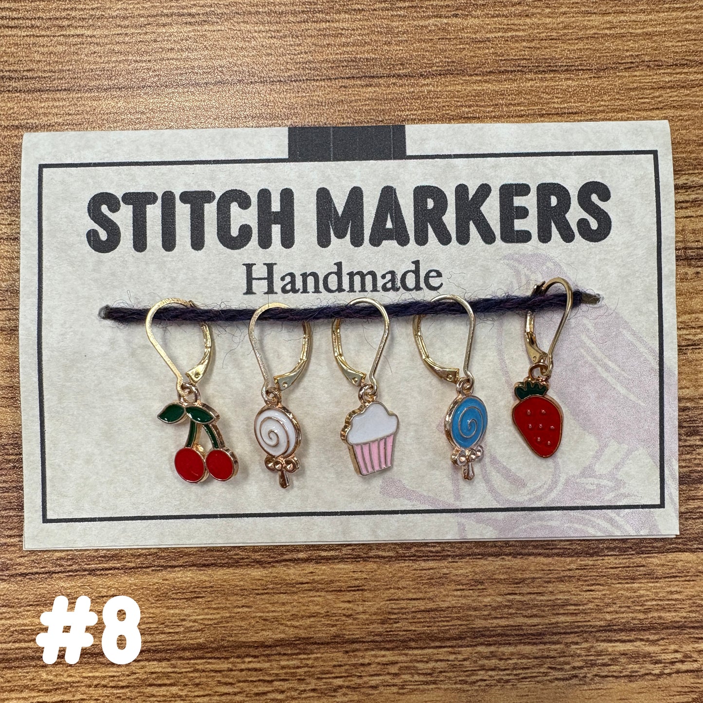 Stitch Markers - Ravin Sekai Designs - Various - Large clips