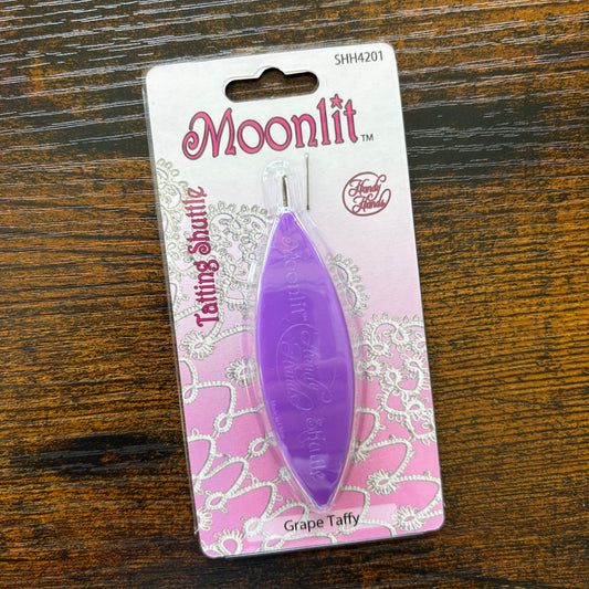Handy Hands - Moonlit Tatting Shuttle - Grape Taffy