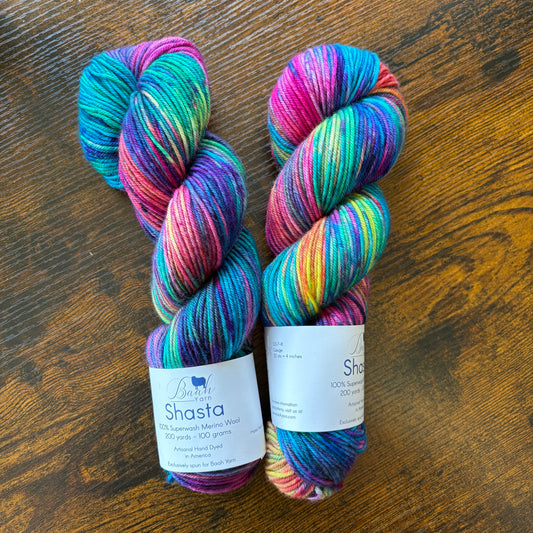 Baah Yarn - Shasta - 100% Superwash Merino - Sweet Emotion