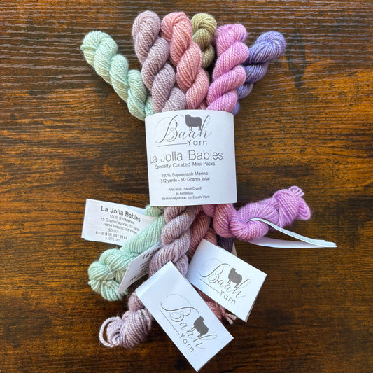 Baah Yarns - La Jolla Babies - Specialty Curated Mini Packs