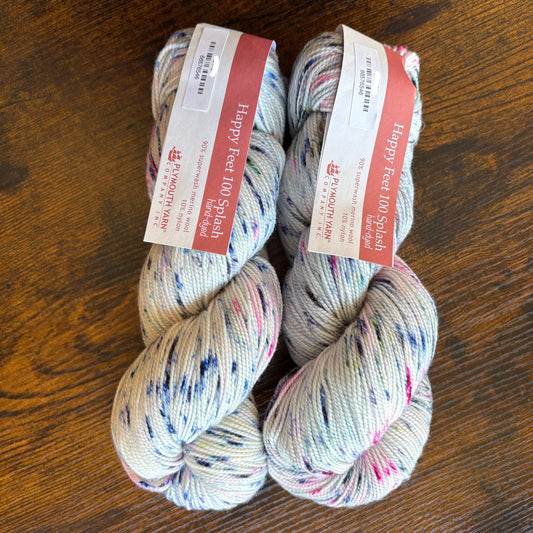 Plymouth Yarns - Happy Feet 100 Splash - 105 - Blueberry