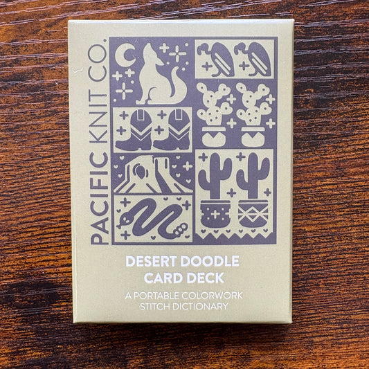 Pacific Knit Co. The Desert Doodle Card Deck