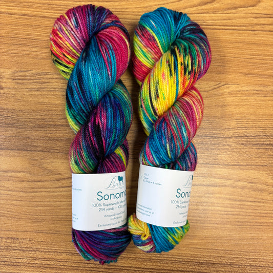 Baah Yarn - Sonoma - DK - 100% Superwash Merino - Sweet Emotion