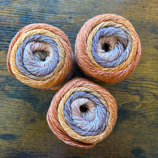 Adriafil - Matita - 76% Cotton/24% Hemp - Orange/Purple/Pink - 052