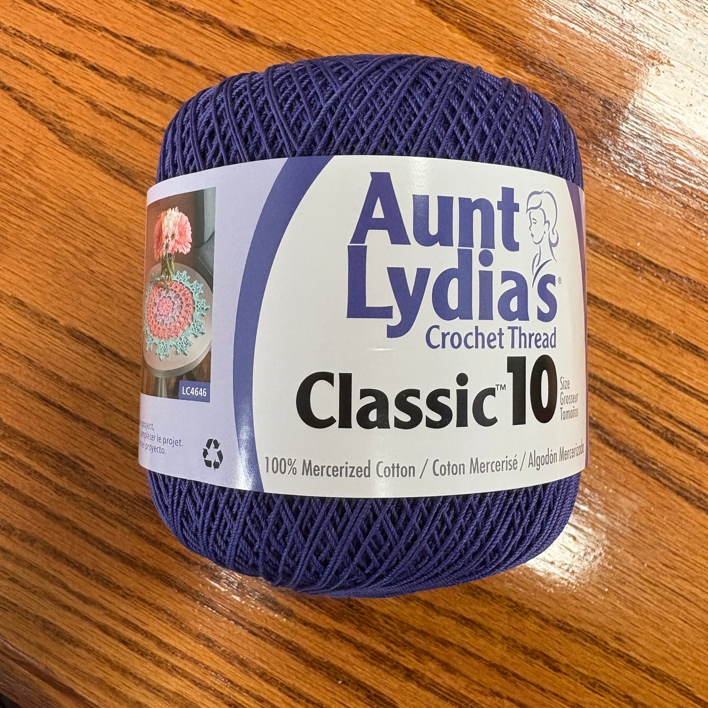 Aunt Lydia's Crochet Thread Classic 10 - Violet - 0119