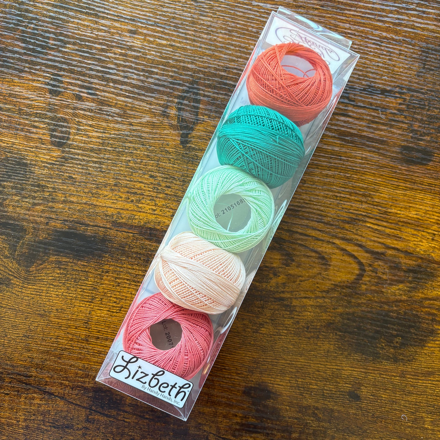 Handy Hands - Lizbeth Size 10 thread - 5 pack - Coral Crush - 71250